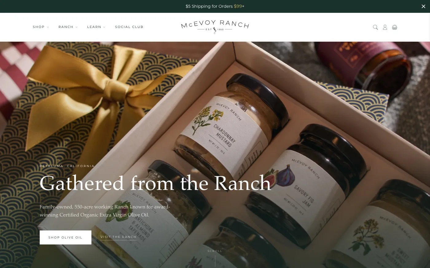 McEvoy Ranch website